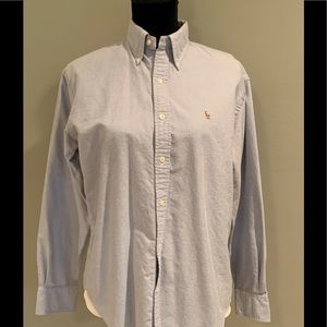 Blue Oxford Button Down Shirt